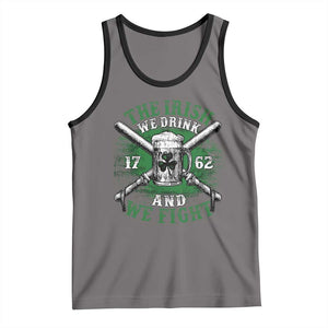 Irish Soldiers 1762 Tank Top The Irish We Drink And We Fight Shamrock Beer Parade TS11 Deep Heather Black Print Your Wear