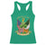 Proud To Be Irish American Racerback Tank Top Vintage Ireland USA Flag Shamrock Harp TS11 Irish Green Print Your Wear