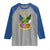 Proud To Be Irish American Raglan Shirt Vintage Ireland USA Flag Shamrock Harp TS11 Sport Gray Royal Print Your Wear