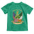 Proud To Be Irish American Toddler T Shirt Vintage Ireland USA Flag Shamrock Harp TS11 Irish Green Print Your Wear