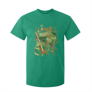 Irish Pride T Shirt For Kid Erin Go Bragh Harp Shamrock St Patrick's Day TS11 Irish Green Print Your Wear