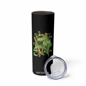 Irish Pride Skinny Tumbler Erin Go Bragh Harp Shamrock St Patrick's Day TS11 Print Your Wear
