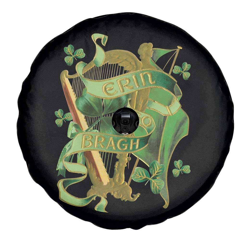 Irish Pride Spare Tire Cover Erin Go Bragh Harp Shamrock St Patrick's Day TS11 Print Your Wear