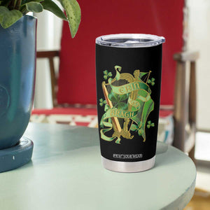Irish Pride Tumbler Cup Erin Go Bragh Harp Shamrock St Patrick's Day TS11 Print Your Wear