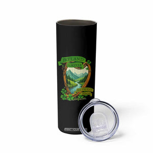 Irish Pride Skinny Tumbler Ireland Forever Erin Go Bragh Harp Shamrock TS11 Print Your Wear