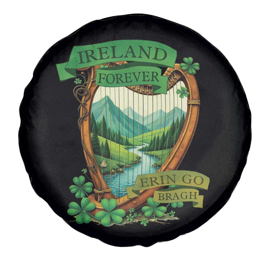 Irish Pride Spare Tire Cover Ireland Forever Erin Go Bragh Harp Shamrock TS11 Print Your Wear