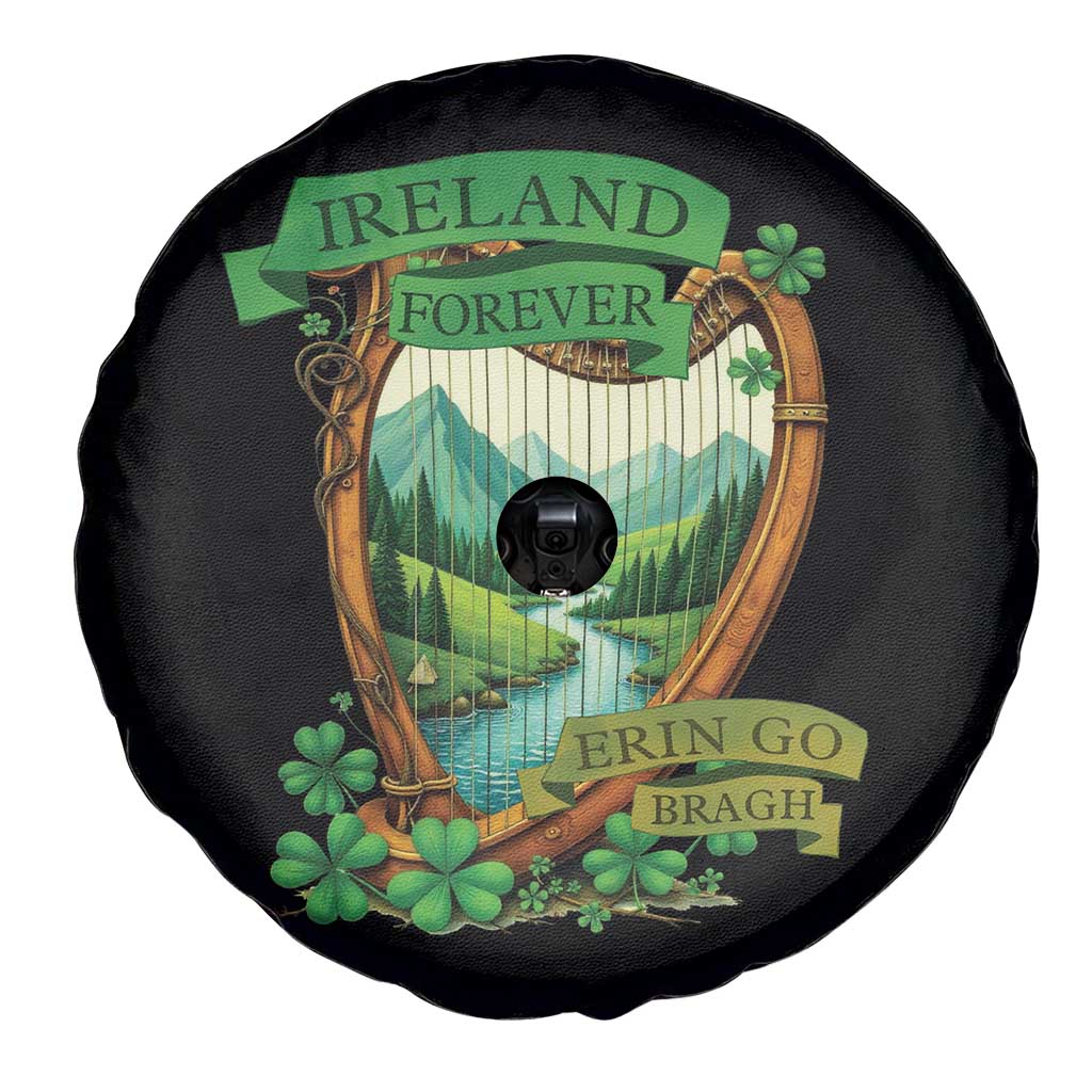 Irish Pride Spare Tire Cover Ireland Forever Erin Go Bragh Harp Shamrock TS11 Print Your Wear
