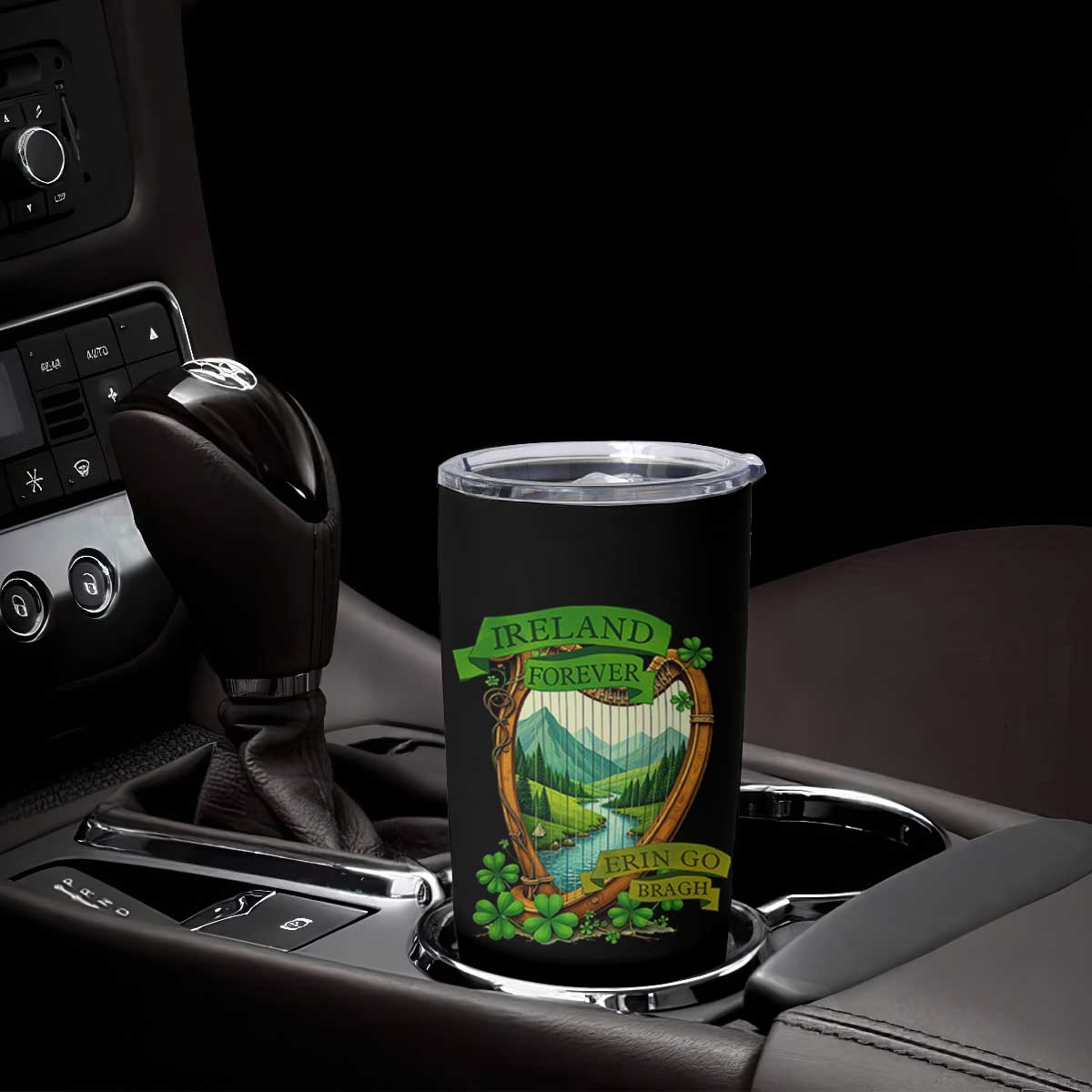 Irish Pride Tumbler Cup Ireland Forever Erin Go Bragh Harp Shamrock TS11 Print Your Wear