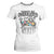 Funny Easter Day Racoon T Shirt For Women Bunnies Are Overrated Stay Feral Eggs TS11 White Print Your Wear