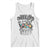Funny Easter Day Racoon Tank Top Bunnies Are Overrated Stay Feral Eggs TS11 White Print Your Wear