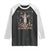 Christian Religious Easter Day Bunny Floral Christ Jesus Raglan Shirt TS11 Black White Print Your Wear