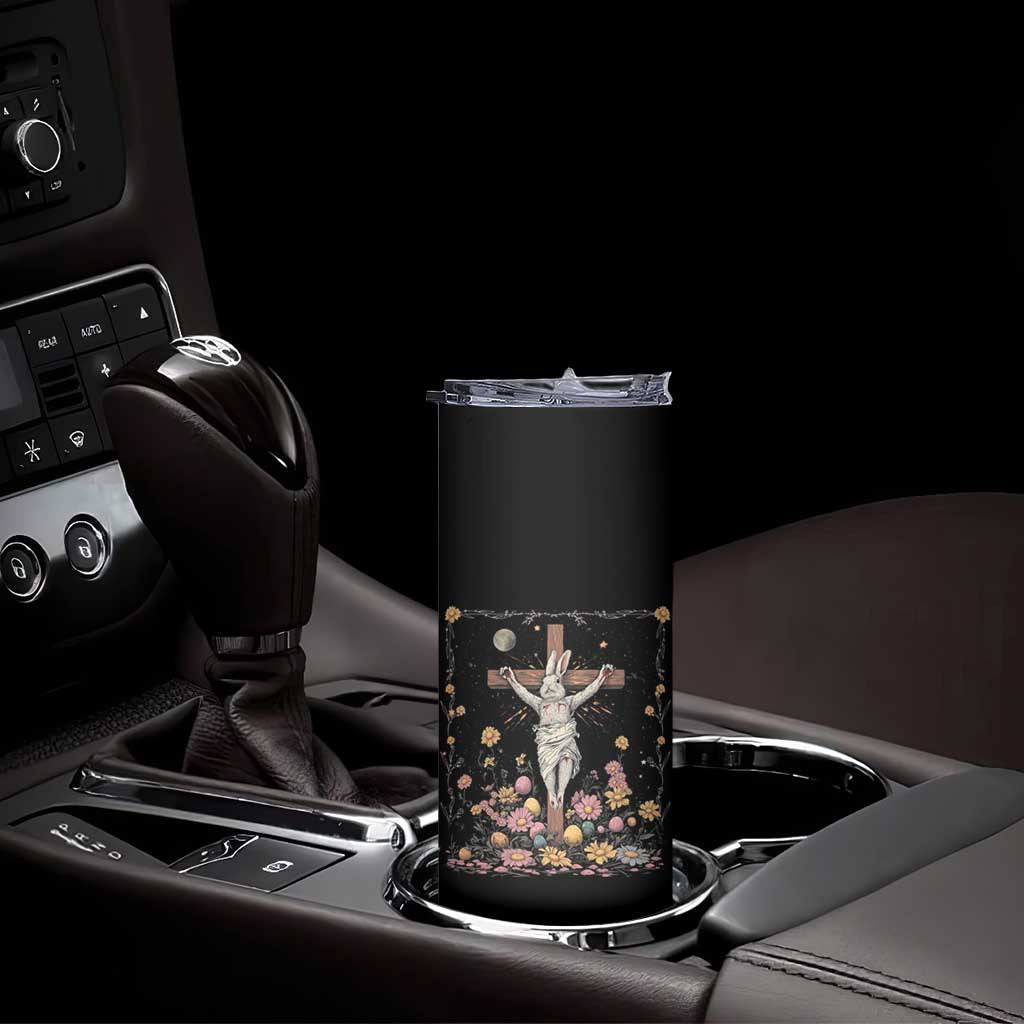 Christian Religious Easter Day Bunny Floral Christ Jesus Skinny Tumbler TS11 Print Your Wear