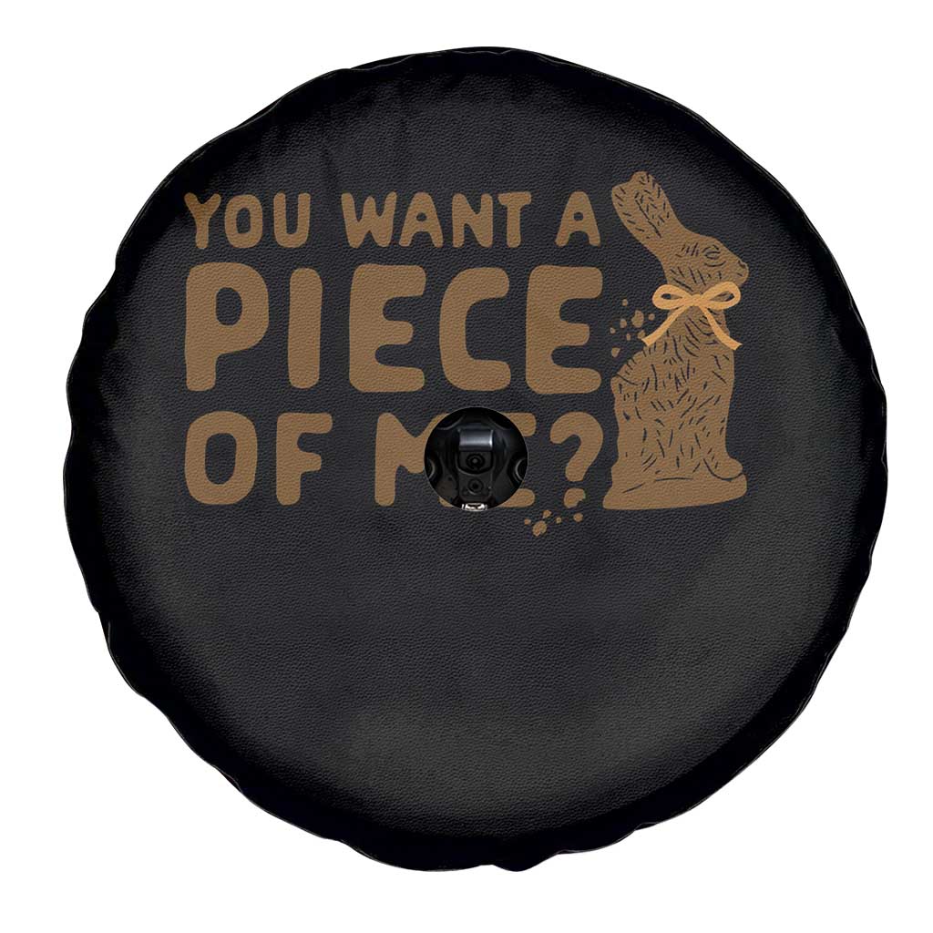 Funny Easter Day Chocolate Bunny Spare Tire Cover You Want A Piece Of Me TS11 Print Your Wear