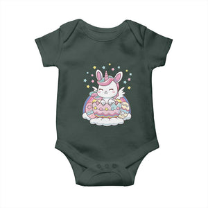 Funny Easter Unicorn Bunny Easter Eggs Baby Onesie TS11 Print Your Wear