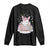 Funny Easter Unicorn Bunny Easter Eggs Long Sleeve Shirt TS11 Black Print Your Wear