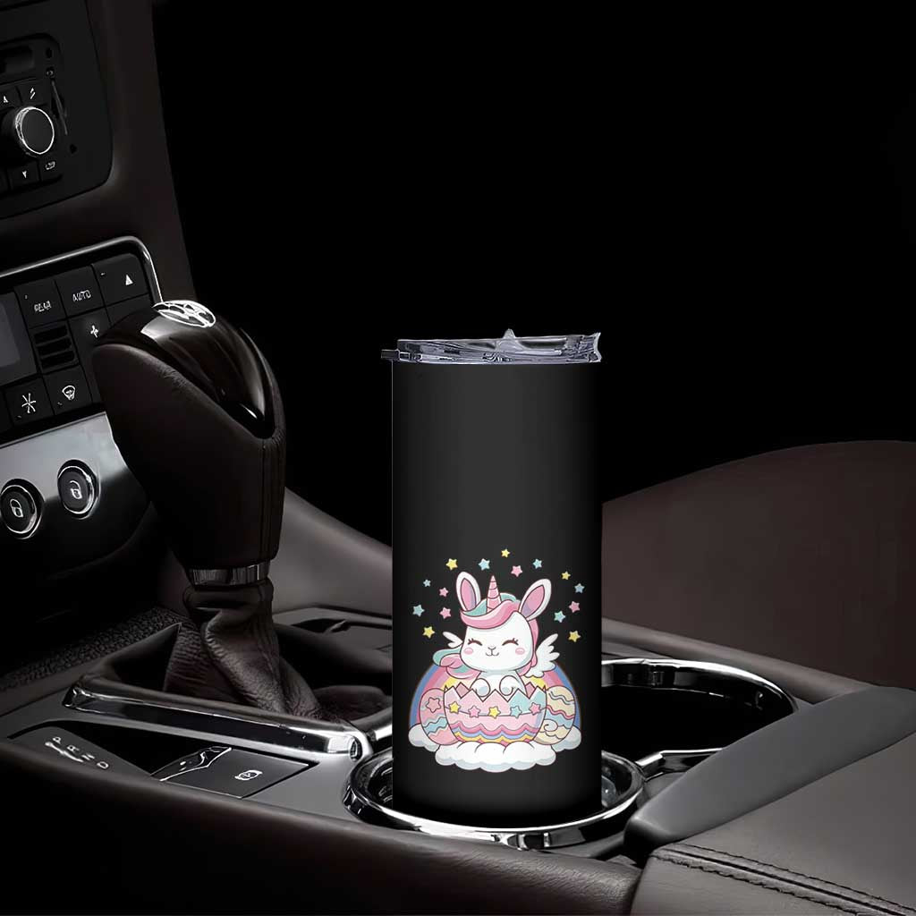 Funny Easter Unicorn Bunny Easter Eggs Skinny Tumbler TS11 Print Your Wear