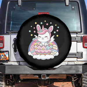 Funny Easter Unicorn Bunny Easter Eggs Spare Tire Cover TS11 No hole Black Print Your Wear
