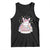 Funny Easter Unicorn Bunny Easter Eggs Tank Top TS11 Black Print Your Wear