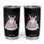 Funny Easter Unicorn Bunny Easter Eggs Tumbler Cup TS11 Black Print Your Wear