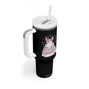 Funny Easter Unicorn Bunny Easter Eggs Tumbler With Handle TS11 Print Your Wear