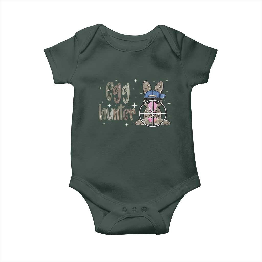 Funny Egg Hunter Baby Onesie Bunny Hunting Backward Cap Camouflage TS11 Print Your Wear