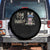 Funny Egg Hunter Spare Tire Cover Bunny Hunting Backward Cap Camouflage TS11 No hole Black Print Your Wear