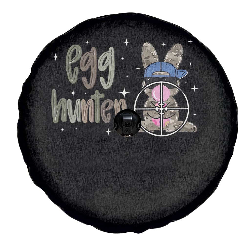 Funny Egg Hunter Spare Tire Cover Bunny Hunting Backward Cap Camouflage TS11 Print Your Wear