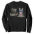 Funny Egg Hunter Sweatshirt Bunny Hunting Backward Cap Camouflage TS11 Black Print Your Wear