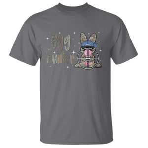 Funny Egg Hunter T Shirt Bunny Hunting Backward Cap Camouflage TS11 Charcoal Print Your Wear