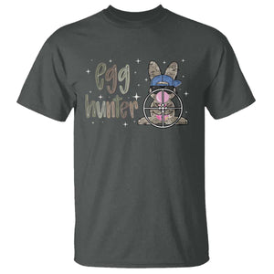 Funny Egg Hunter T Shirt Bunny Hunting Backward Cap Camouflage TS11 Dark Heather Print Your Wear