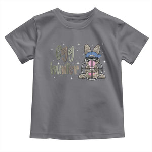 Funny Egg Hunter Toddler T Shirt Bunny Hunting Backward Cap Camouflage TS11 Charcoal Print Your Wear