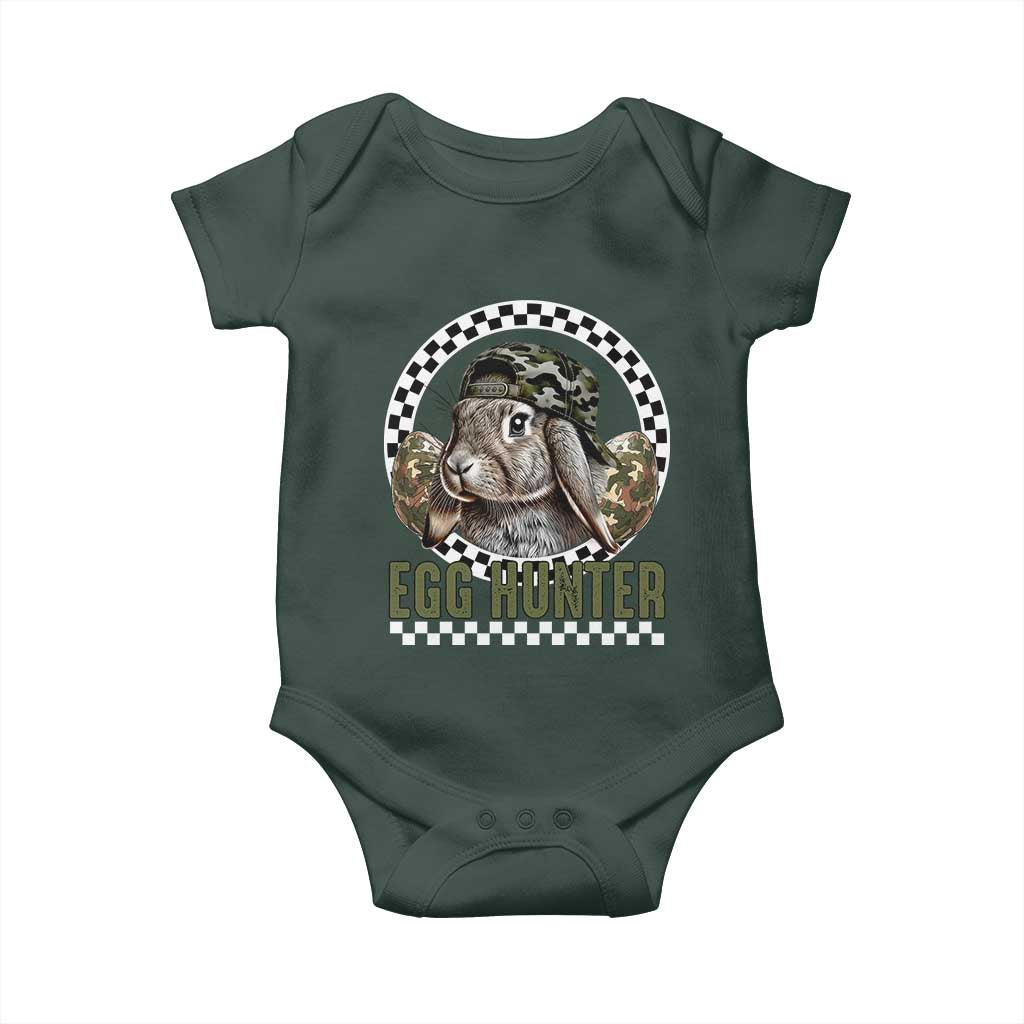 Funny Easter Day Egg Hunter Baby Onesie Bunny Hunting Camo Egg TS11 Print Your Wear