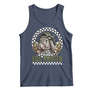 Funny Easter Day Egg Hunter Tank Top Bunny Hunting Camo Egg TS11 Navy Print Your Wear