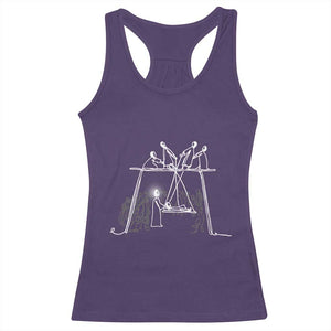 Paralyzed Man Christian Religious Jesus Healing Racerback Tank Top TS11 Purple Print Your Wear