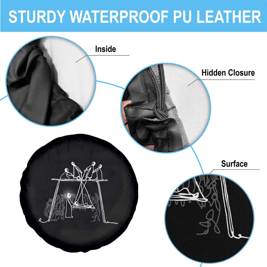 Paralyzed Man Christian Religious Jesus Healing Spare Tire Cover TS11 Print Your Wear