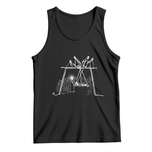 Paralyzed Man Christian Religious Jesus Healing Tank Top TS11 Black Print Your Wear
