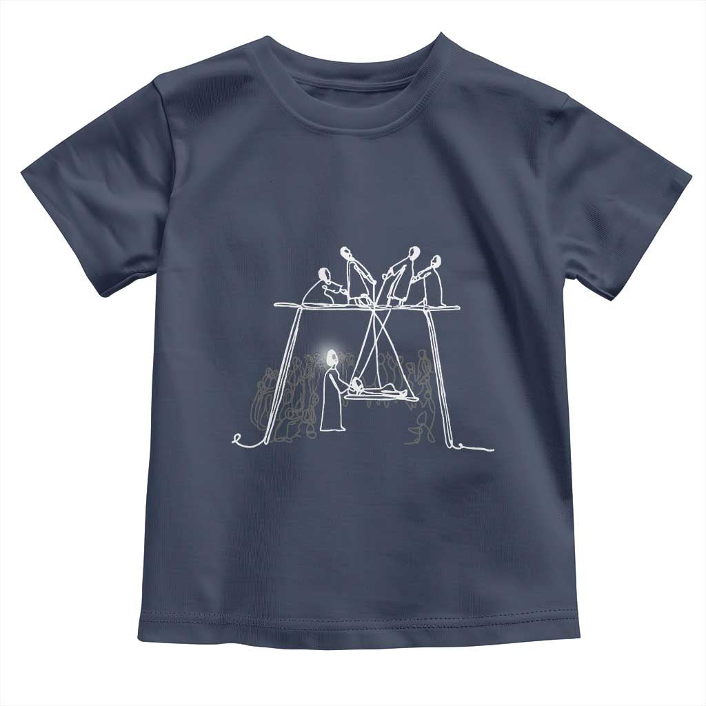 Paralyzed Man Christian Religious Jesus Healing Toddler T Shirt TS11 Navy Print Your Wear