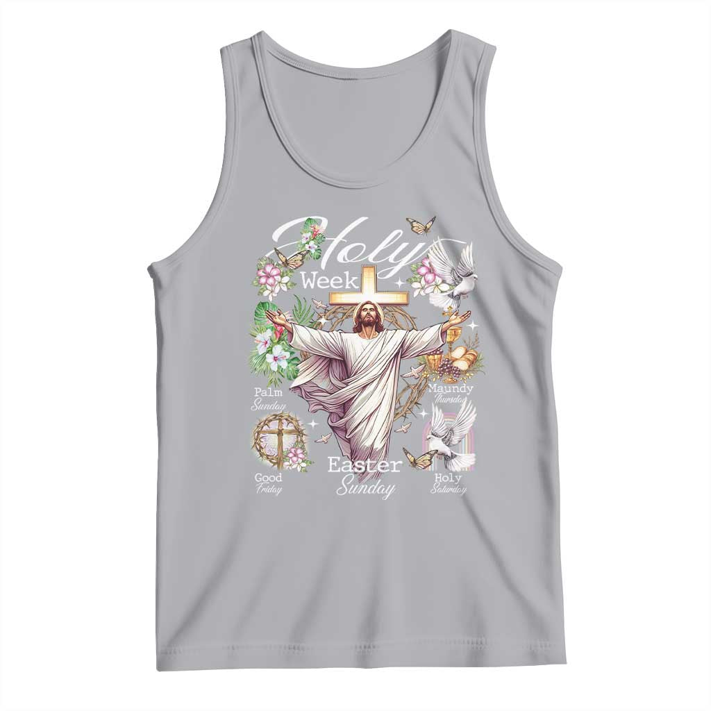 Religious Christian Easter Holy Week Christ Jesus Tank Top TS11 Athletic Heather Print Your Wear