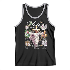 Religious Christian Easter Holy Week Christ Jesus Tank Top TS11 Black Athletic Heather Print Your Wear