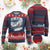 But Now I'm Found Knit Sweatshirt Christian Faith Sheep TS11 Burgundy Print Your Wear