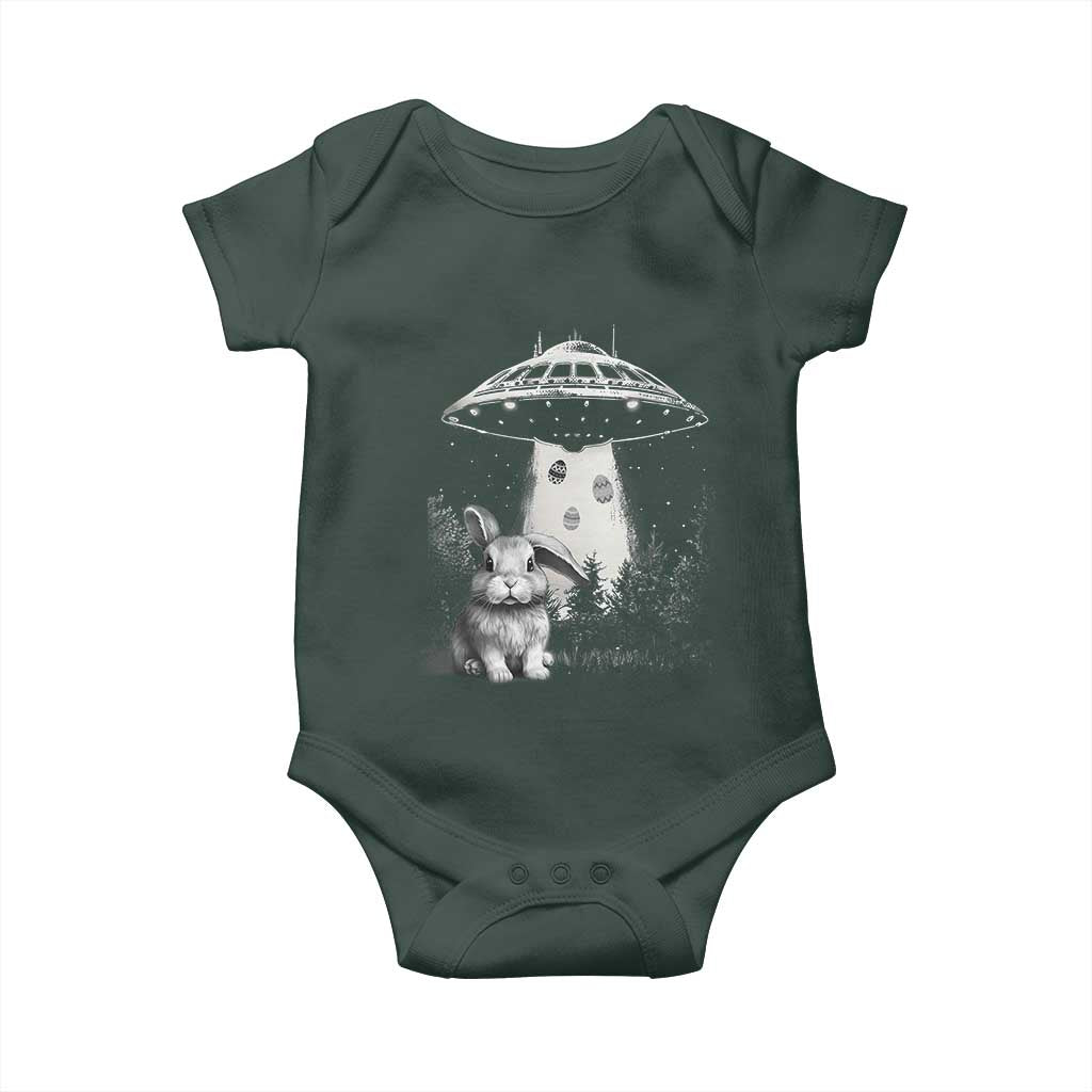 Funny Easter Day UFO Bunny Alien Eggs Baby Onesie TS11 Print Your Wear