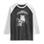 Funny Easter Day UFO Bunny Alien Eggs Raglan Shirt TS11 Black White Print Your Wear