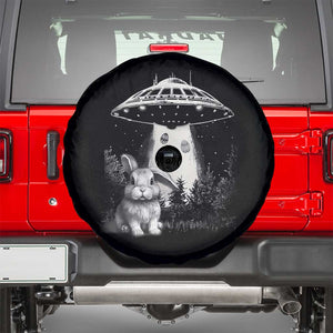 Funny Easter Day UFO Bunny Alien Eggs Spare Tire Cover TS11 Black Print Your Wear