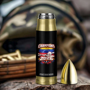 Venezuela Champions 2026 Baseball Lover Venezuelan Flag Bullet Tumbler TS11 Print Your Wear