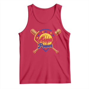 Arepa Power Venezuela Baseball Lover Tank Top Venezuelan Pride TS11 Red Print Your Wear