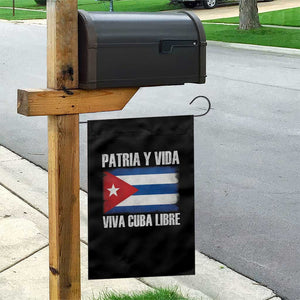 Patria y Vida Cuba Libre Garden Flag Freedom Patriotic Cuban Flag TS11 Print Your Wear