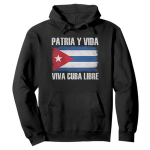 Patria y Vida Cuba Libre Hoodie Freedom Patriotic Cuban Flag TS11 Black Print Your Wear