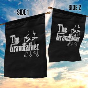 The Grandfather Garden Flag Funny Grandpa Italian Mafia Style Father's Day