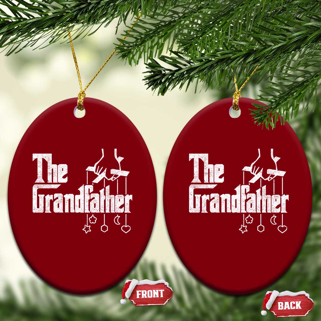 The Grandfather Ceramic Ornament Funny Grandpa Italian Mafia Style Father's Day