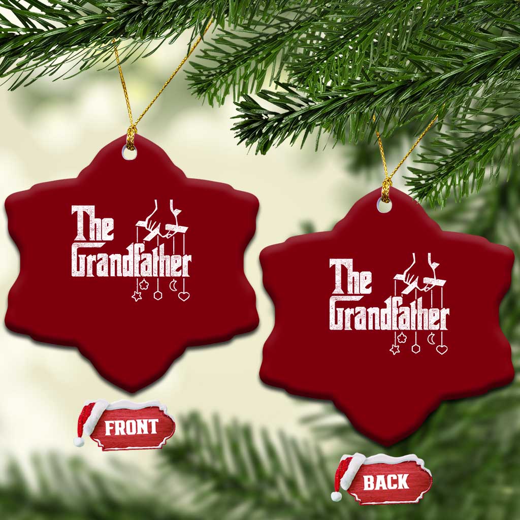 The Grandfather Ceramic Ornament Funny Grandpa Italian Mafia Style Father's Day